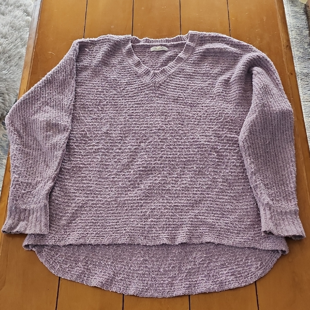Maurices Lavender V-Neck Sweater